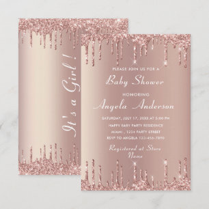 Carte Exemple de Cartons d'Invitation Fille (ou Garçon) 