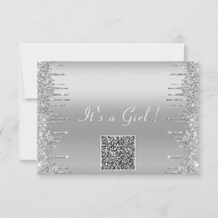 Carte Exemple d'invitation de Baby shower de Parties sci