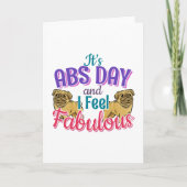 Carte Exercice Abs Day Core - Amoureux des chiens Carlin (Devant)
