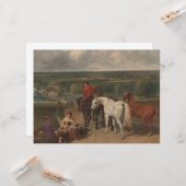 Carte Exercice des chevaux royaux (art équin) (Devant/Arrière en situation)