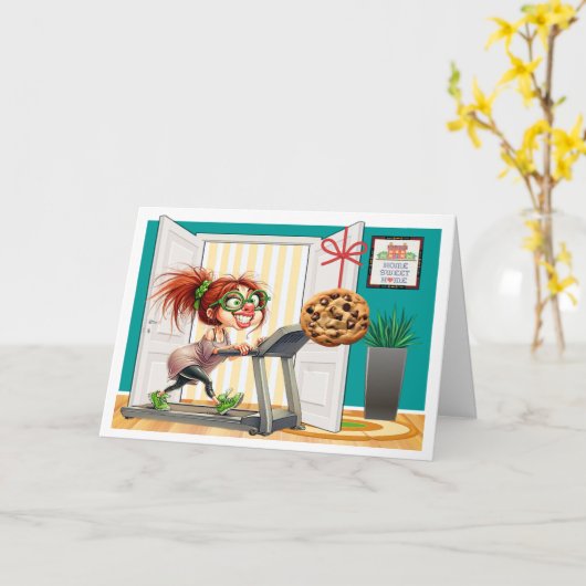 Carte Exercice WORKOUT (Fleur jaune)