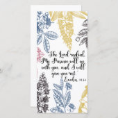 Carte Exode 33:14, Bible Verse Signet (Devant / Derrière)