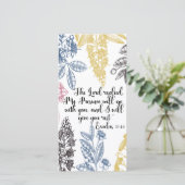 Carte Exode 33:14, Bible Verse Signet (Debout devant)