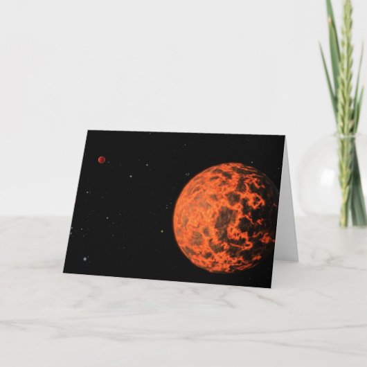 Carte Exoplanet Ucf-1.01 Orbitant Une Étoile Appelée Gj  (Devant)
