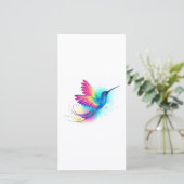 Carte Exotic Rainbow Hummingbird (Debout devant)