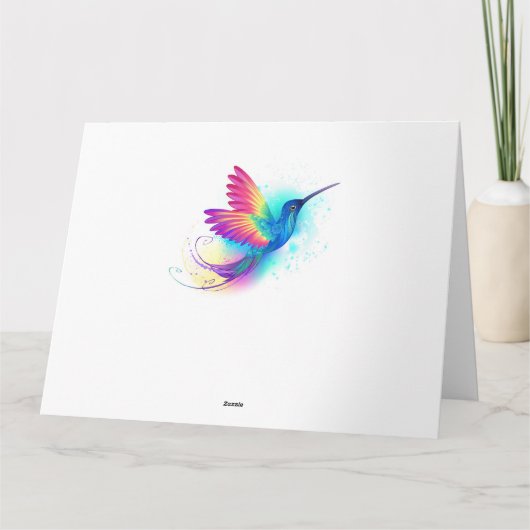 Carte Exotic Rainbow Hummingbird (Dos)