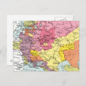 CARTE : EXPANSION DE LA RUSSIE (Devant / Derrière)