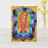 Carte Expansion de l'amour par Rita Loyd (Fleur jaune)