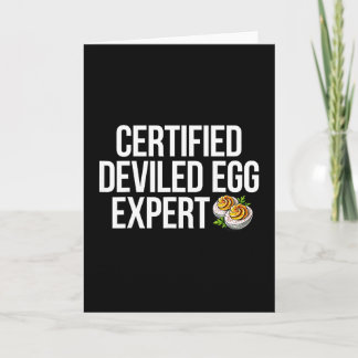 Carte Expert en œufs diaboliques