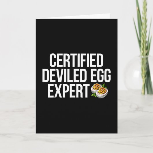 Carte Expert en œufs diaboliques (Devant)