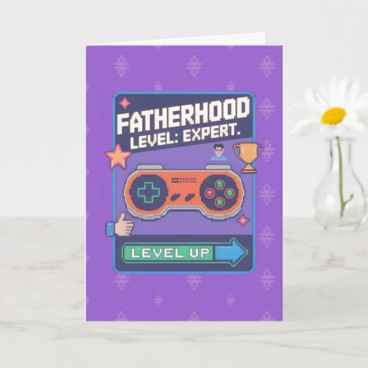 Carte Expert - Retro Gamer Papa (Petite plante)