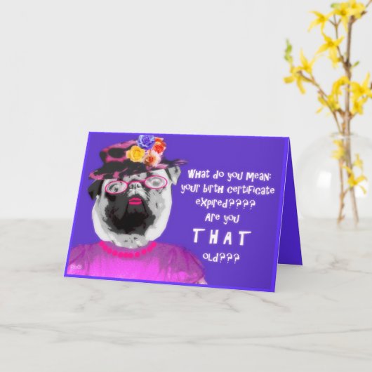 Carte expire (Fleur jaune)