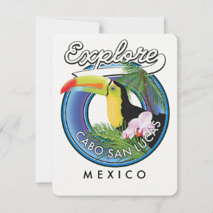Carte explorer cabo san lucas mexique patch de voyage