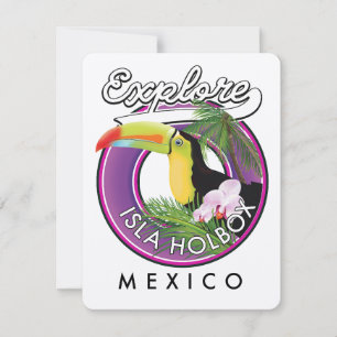 Carte explorer la plage d'Isla Holbox voyage au Mexique