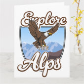 Carte Explorer les Alpes  (Fleur jaune)