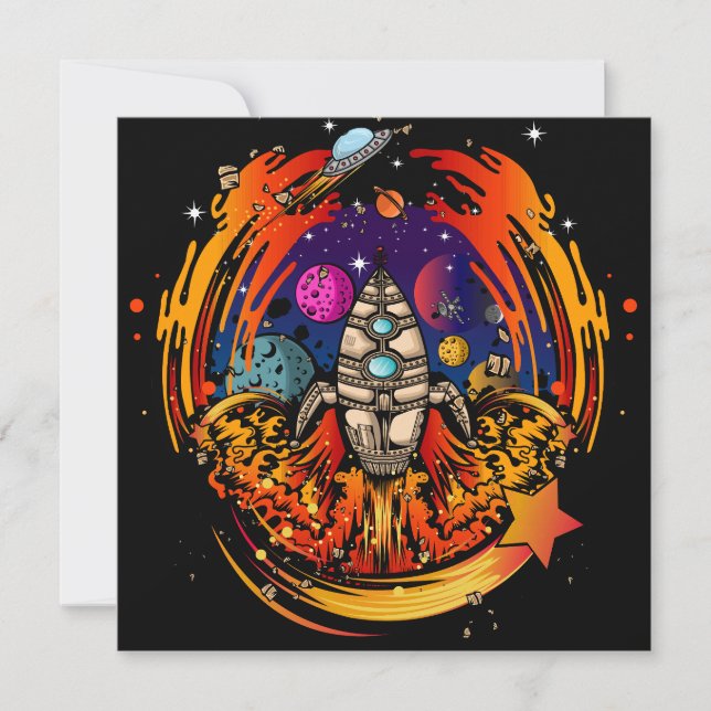 Carte Exploser le vaisseau spatial (Devant)