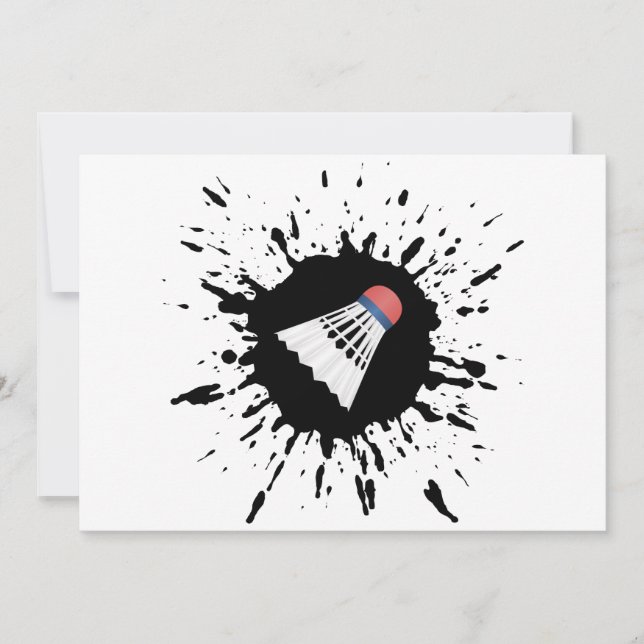 Carte Explosion de Badminton (Devant)