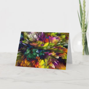 Carte Explosion de couleur