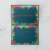 Carte Explosion de joyeux anniversaire (Intérieur)
