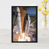 Carte Explosion de la navette spatiale "Endeavor" (Fleur jaune)