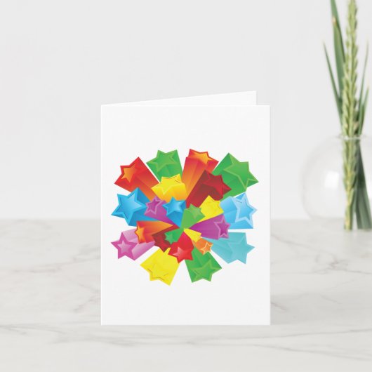 Carte Explosion D'Étoiles (Devant)