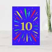 Carte Explosion du 10e anniversaire (Devant)