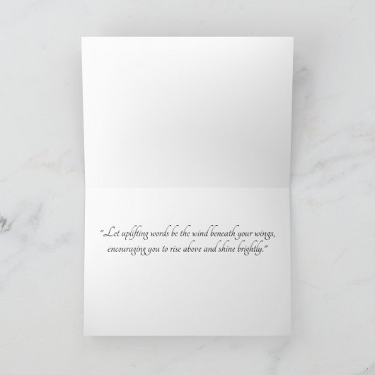 Carte Expression Abstraite "Uplifting Words" (Intérieur)