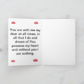 Carte Expression d'amour (Intérieur)