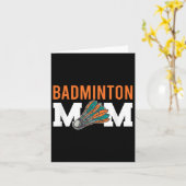 Carte Expressions de volant de badminton (Fleur jaune)