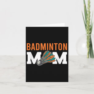 Carte Expressions de volant de badminton