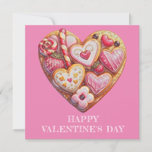Carte Expressions sucrées d'amour Custom Saint Valentin (Devant)