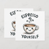 Carte Exprimez-vous café (Devant / Derrière)