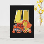 Carte Expulsion pour enfants 4 ans Enfants (Fleur jaune)