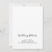 Carte Exquisite Chic Botanical Arch Photo Matron Honor (Dos)