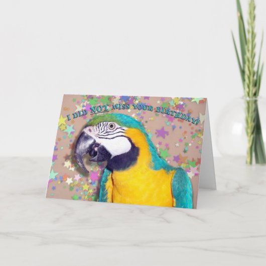 Carte Extending the birthday celebration (Devant)