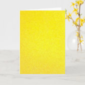 Carte Extérieur jaune (Fleur jaune)