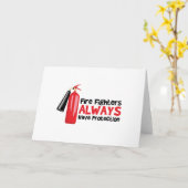 Carte Extincteur incendie (Fleur jaune)