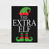 Carte Extra Elf Family Matching Christmas Group Pajama M (Devant)
