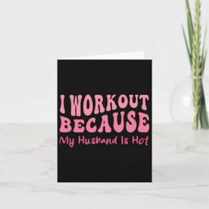 Carte Extraction amusante Gymnase Citation Cool Femme Fi