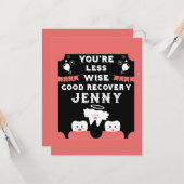 Carte Extraction des dents de sagesse obtenir bien (Devant/Arrière en situation)