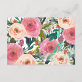 Carte Extraordinaire de détails de mariage dans le (Dos)