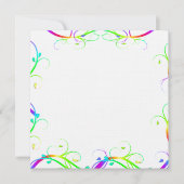 Carte Extravagant Arc-en-ciel (Devant)