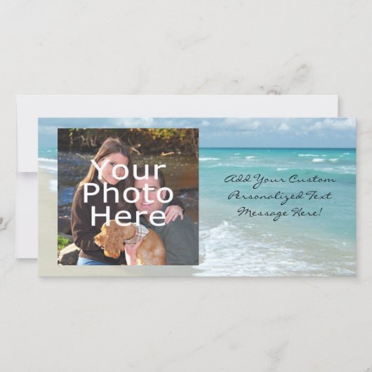 Carte Extreme Relaxation Plage Vue Sable blanc (Devant)