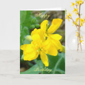 Carte F44 Mustard sauvage Fleur sauvage jaune (Fleur jaune)