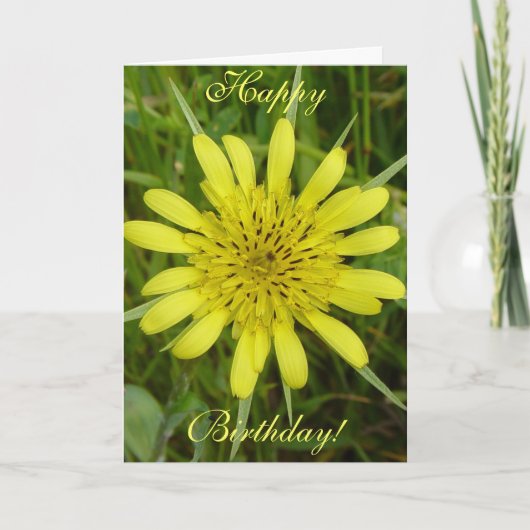 Carte F9 Jaune Salsifis sauvage (Devant)