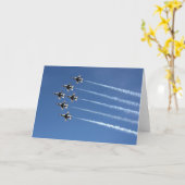 Carte F-16 Formation de Delta Thunderbirds (Fleur jaune)