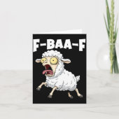 Carte F-baa-f Meme – Funny Screaming Meme Graphic  (Devant)