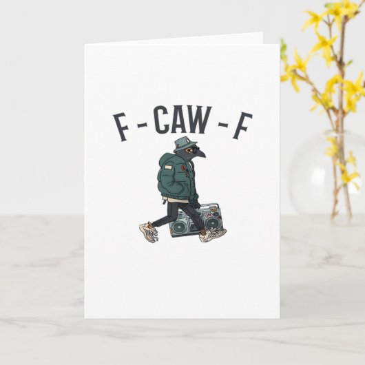 Carte F Caw F Essential Basic Casual Style (Fleur jaune)