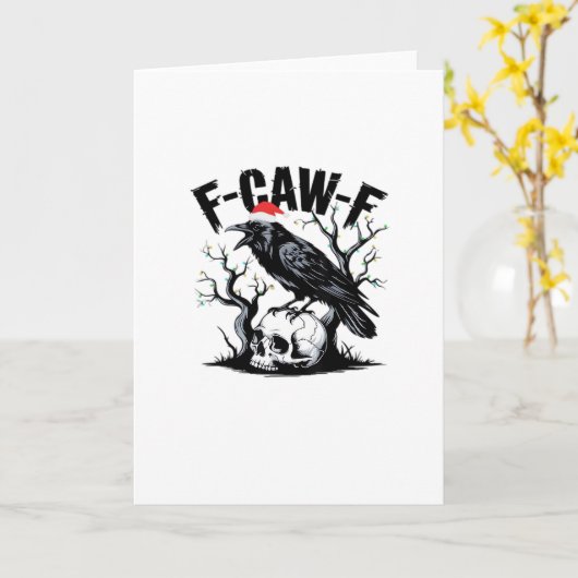 Carte F-Caw-F Essential Funny Quote (Fleur jaune)
