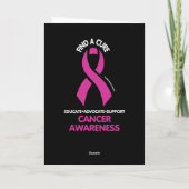 Carte F#CK OFF...Cancer du sein (Dos)